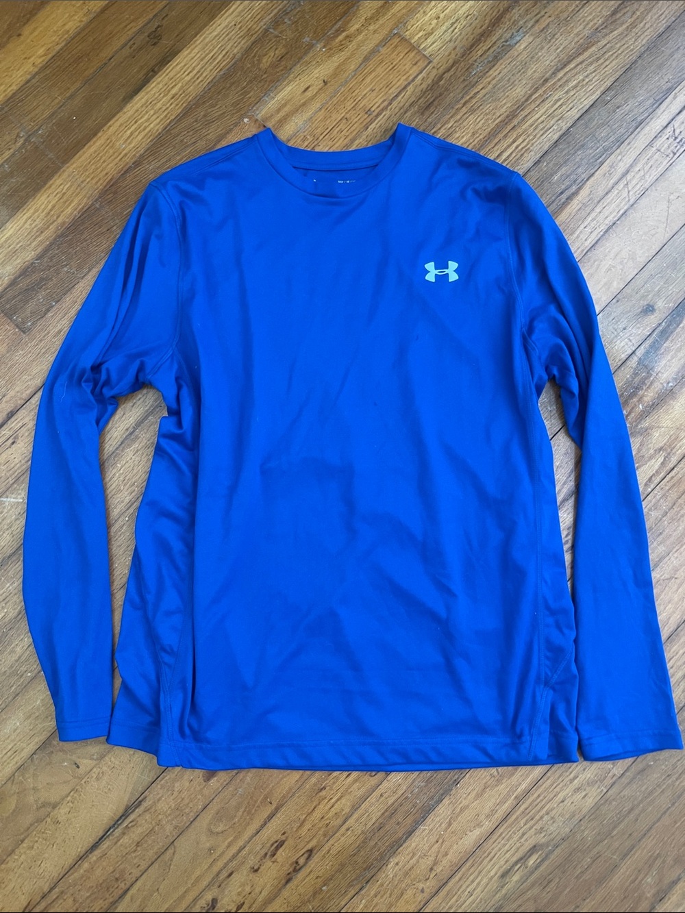 Under Armour Men's Long Sleeve Performance Tee - Royal Blue - Picture 1 of 3